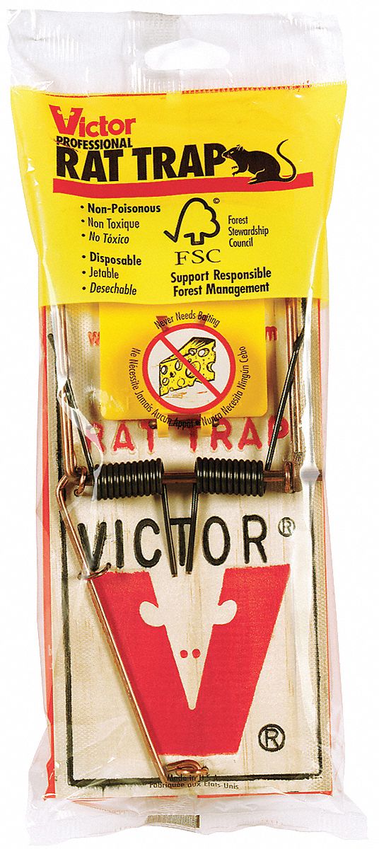 VICTOR Easy Set Rat Trap 3LML5M205 Grainger