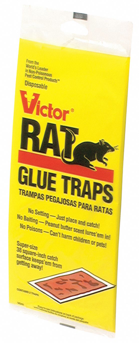 VICTOR, Rat Glue Boards, Disposable, Rat Glue Boards 3LMN4M349