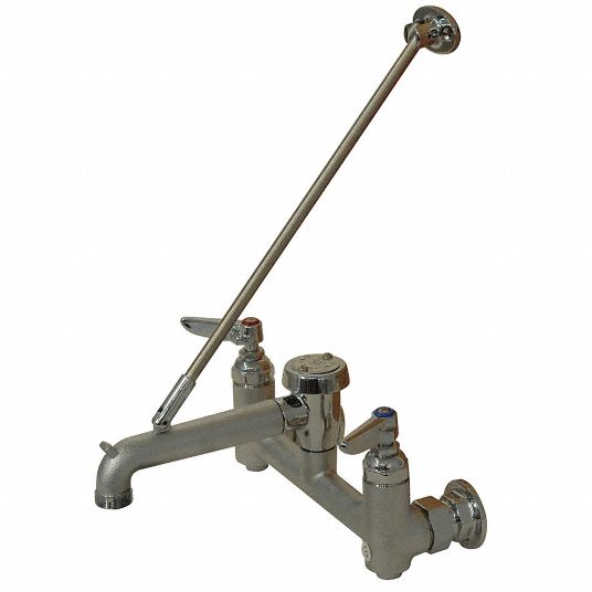 ADVANCE TABCO Straight Service Sink Faucet Advance Tabco, Chrome