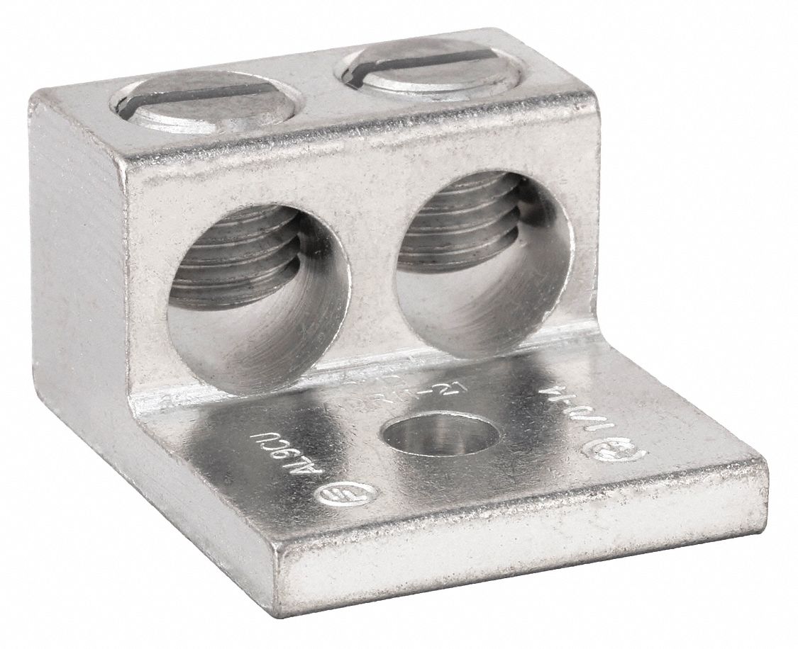 Mechanical Connector: For Wire Size 14 AWG – 1/0 AWG, 2 Wire Terminations