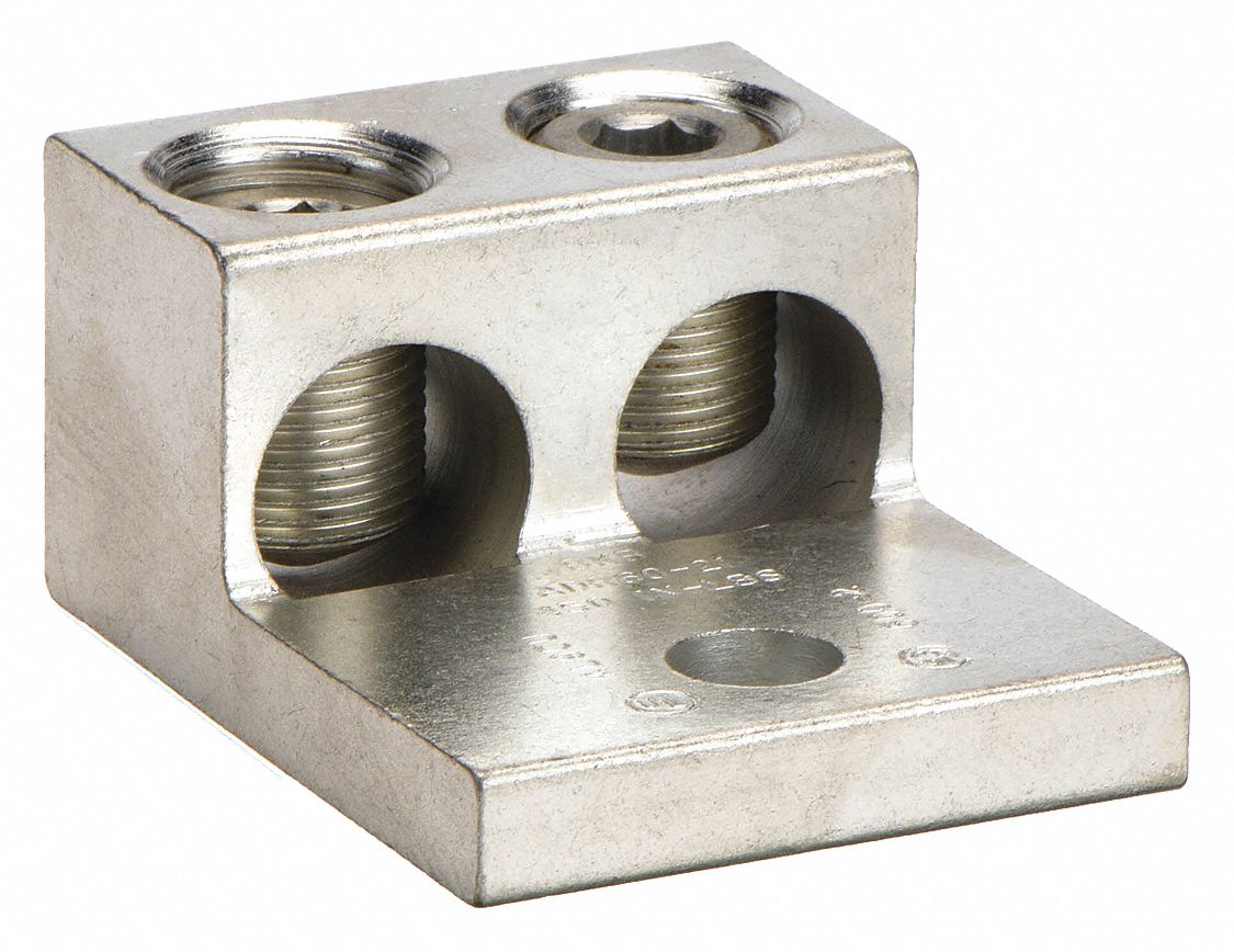 Mechanical Connector: For Wire Size 2 AWG – 600 kcmil, 1 Wire Terminations