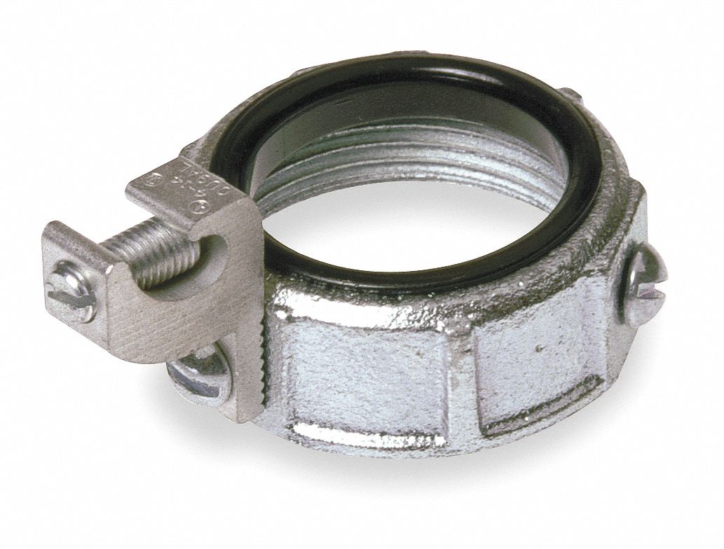 GRAINGER APPROVED Set Screw Grounding Bushing, For Conduit Type EMT