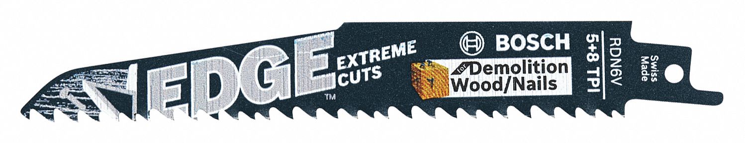 Reciprocating Saw Blade, Tapered, PK5