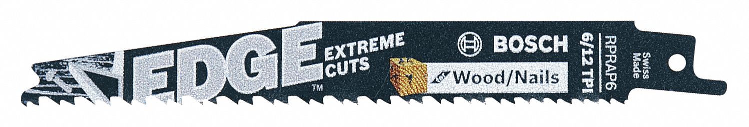 Reciprocating Saw Blade, Tapered, PK5