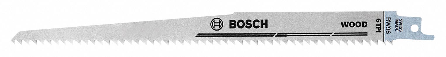 Reciprocating Saw Blade, 9 In. L, HCS, PK5