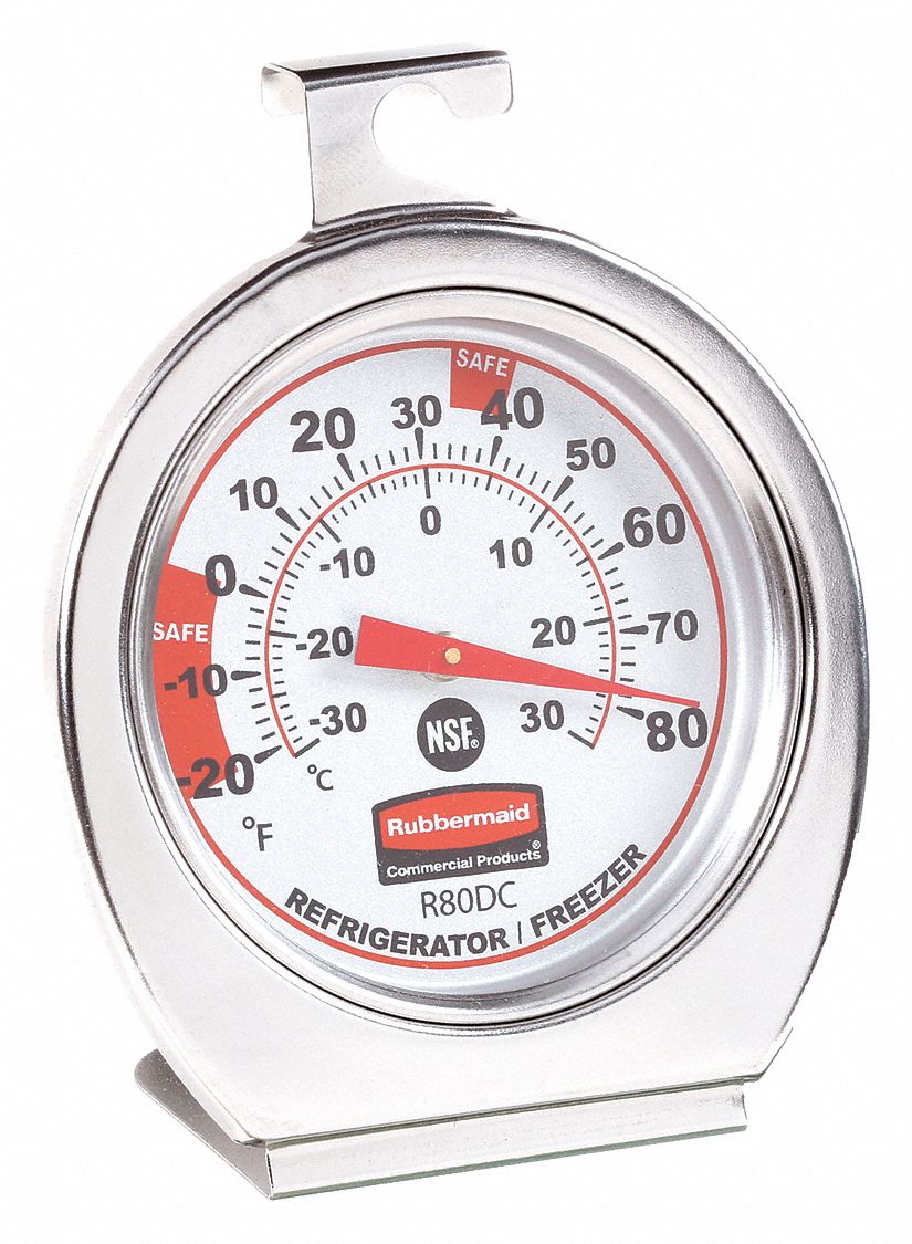 Rubbermaid commercial refrigerator thermometer discount