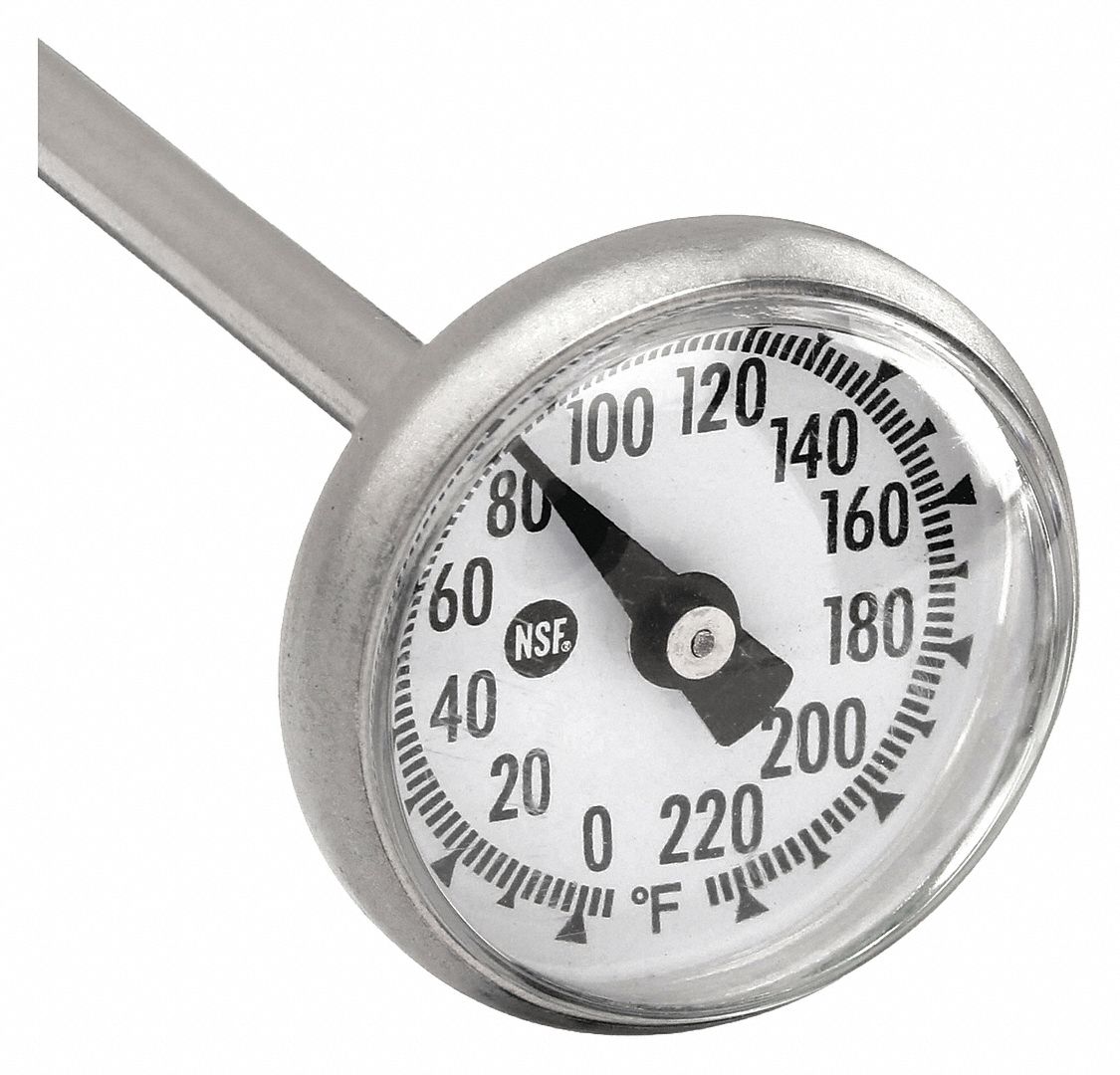 Pocket Dial Thermometer, 0°–250°F