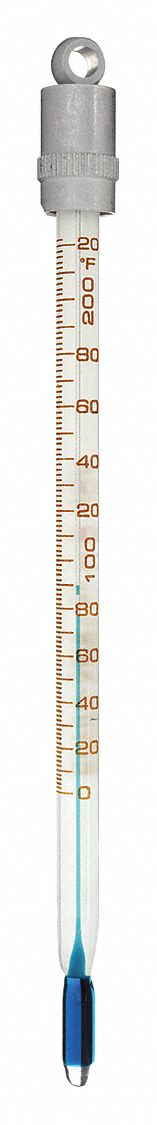 Liquid thermometer glass 23 cm - Sustainable lifestyle