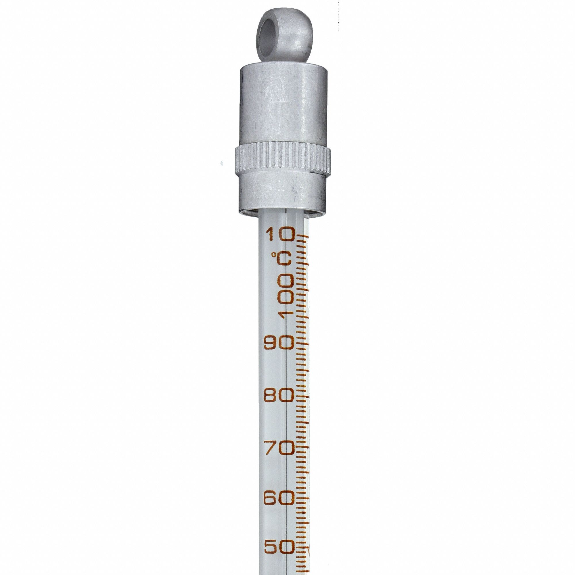 ENVIROSAFE Pocket Liquid In Glass Thermometer, Full Immersion, 10° to