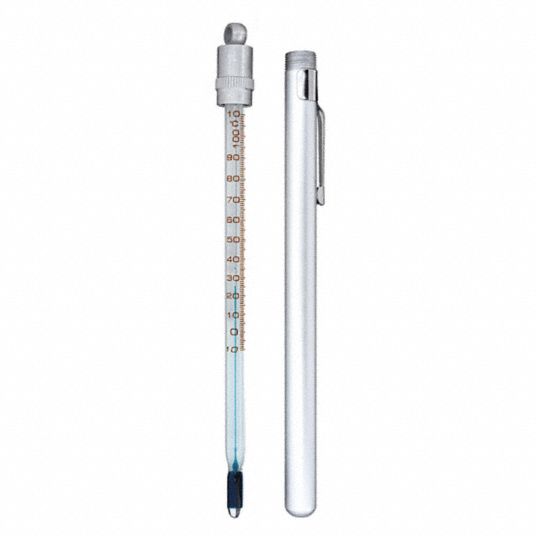 NIST-Traceable, -10° to 110°C, Pocket Liquid In Glass Thermometer -  3LPZ2