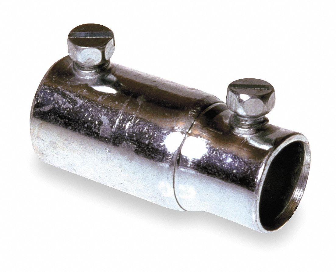 GRAINGER APPROVED Set Screw Coupling, For Conduit Type EMT, Conduit