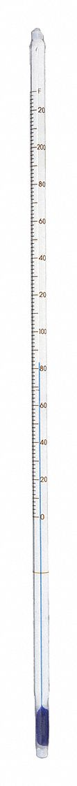305 mm Lg. x 76 mm Immersion, NIST, Liquid In Glass Thermometer - 3LRJ4 ...