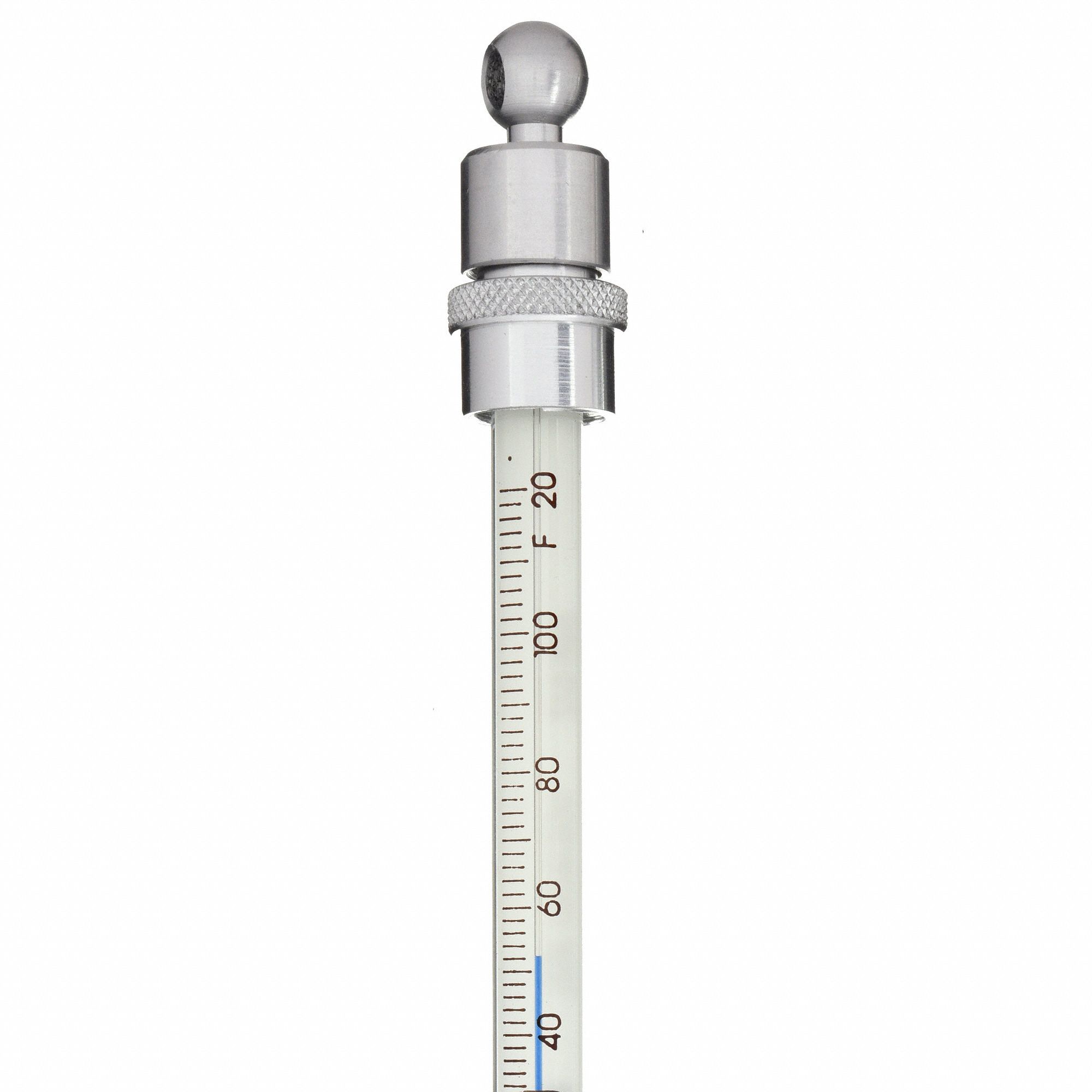 EVERSAFE Liquid In Glass Thermometer, Full Immersion, 30° to 120°F