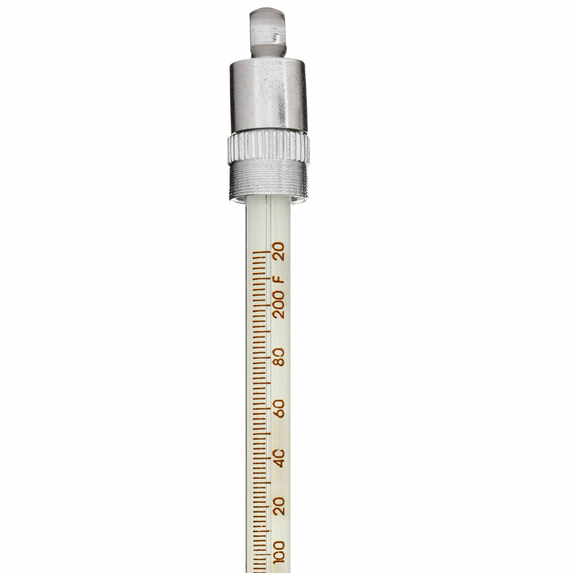EVERSAFE Liquid In Glass Thermometer, Full Immersion, 0° to 220°F