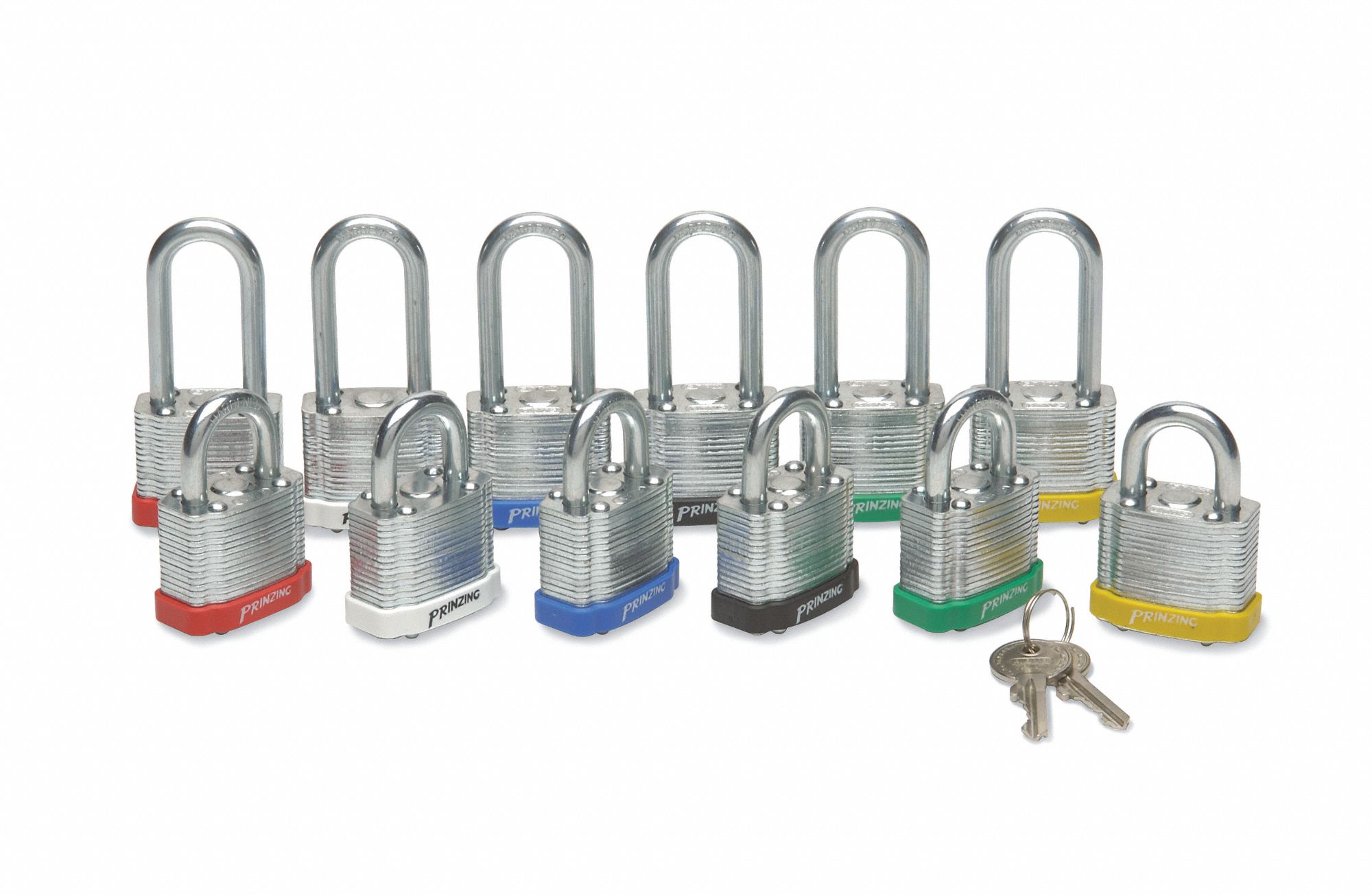 BRADY, Keyed Different, Steel, Lockout Padlock Assortment - 3LTH7|LC044 ...