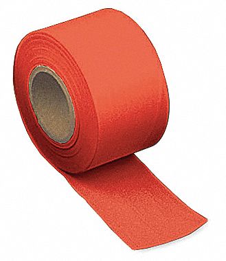 FLAGGING TAPE,VINYL,2 IN ROLL W