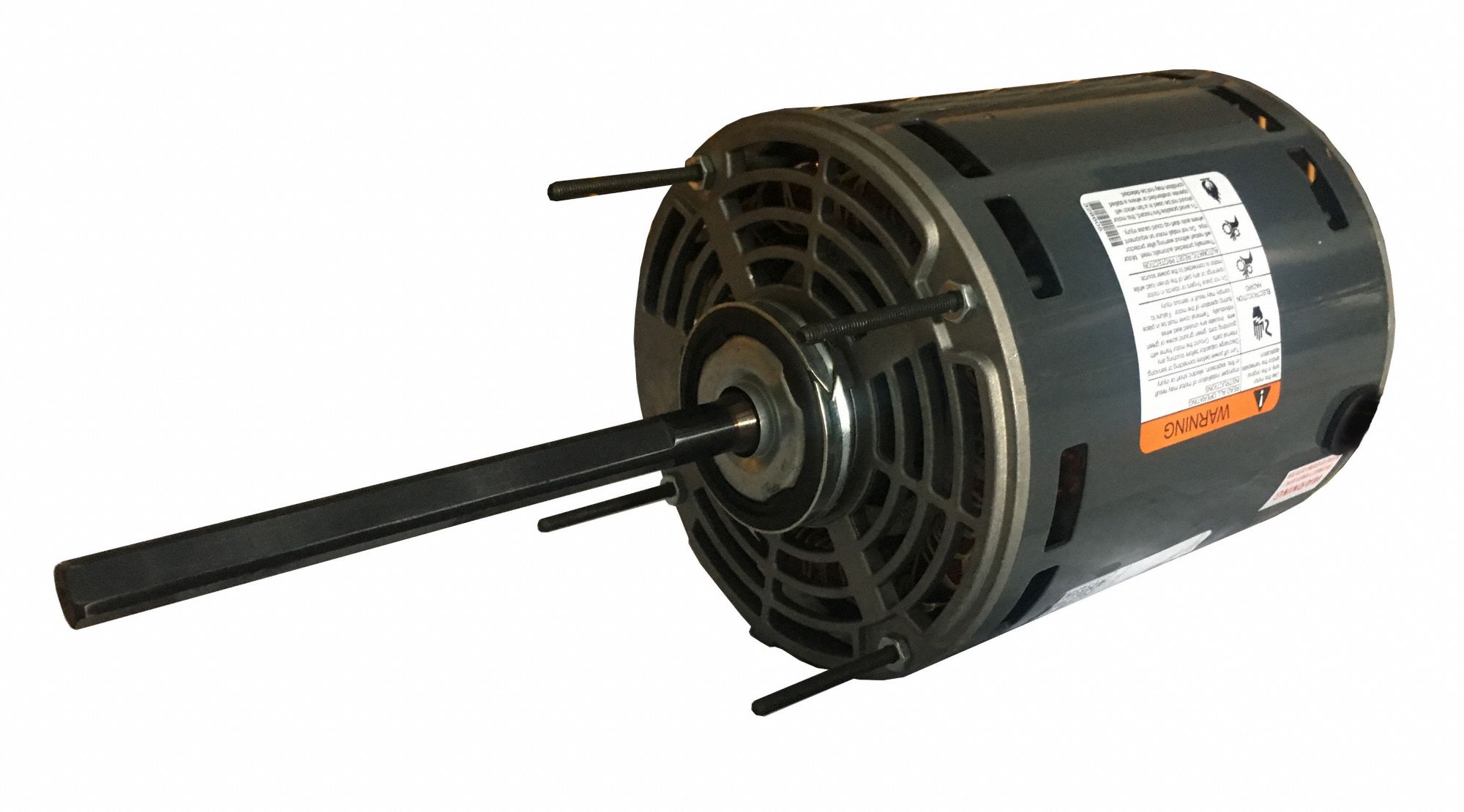 DAYTON Direct Drive Blower Motor 4 Speed, Open AirOver, Ring/Stud