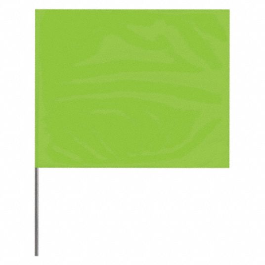 Solid Neon Green Flag