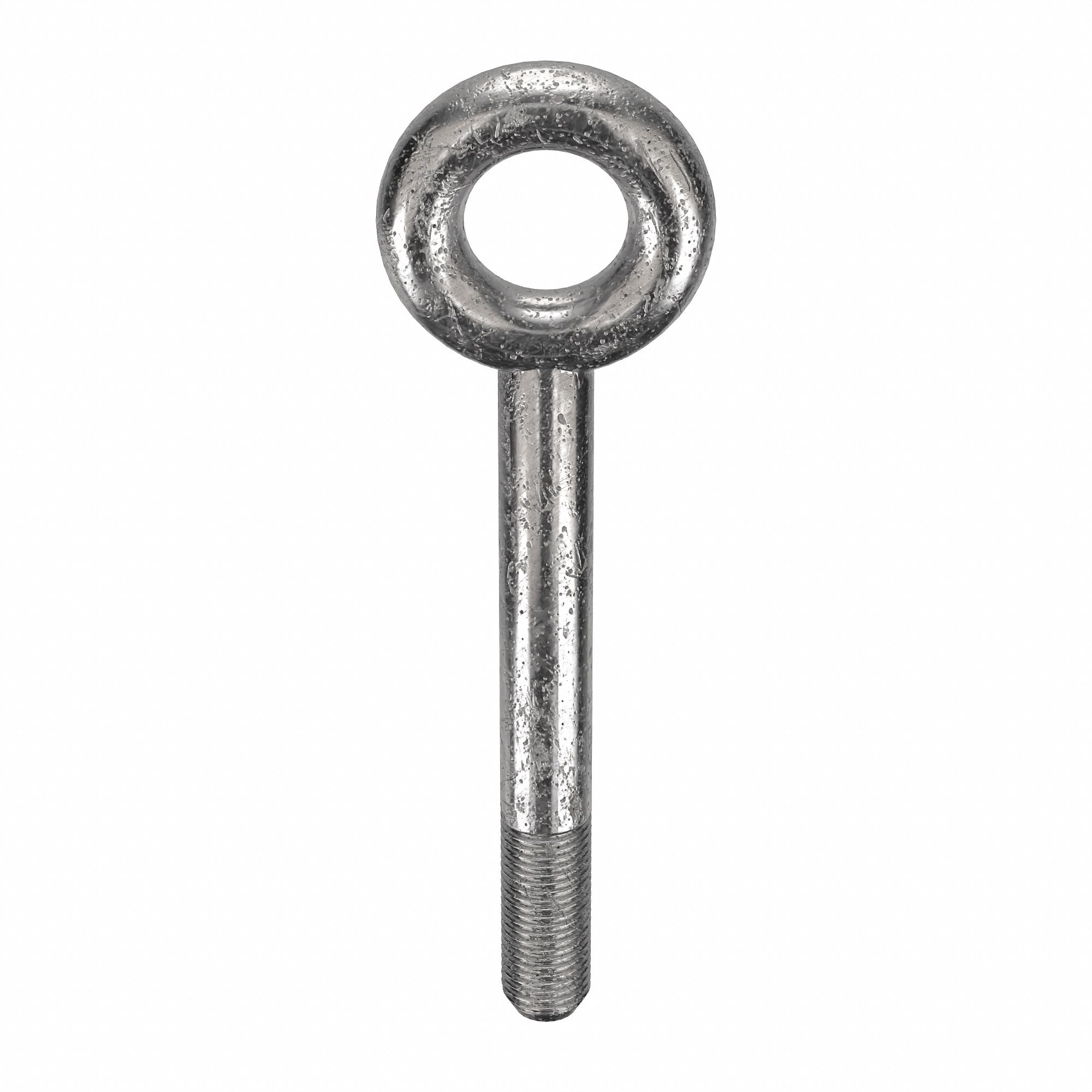 Machinery Eye Bolt: Without Shoulder, 18-8, Stainless Steel, Plain, 4 in Thread Lg, 12 in Shank Lg