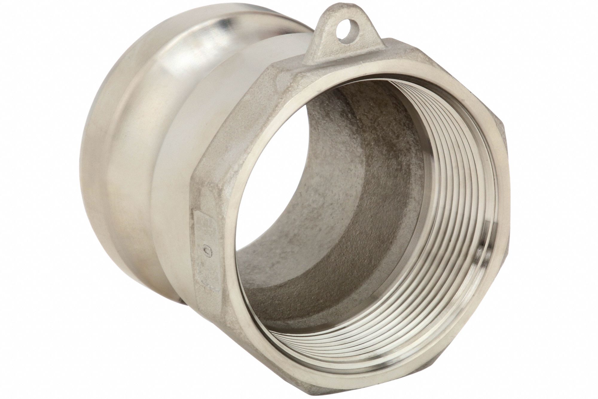 GRAINGER APPROVED Cam and Groove Adapter, Body Material 316 Stainless