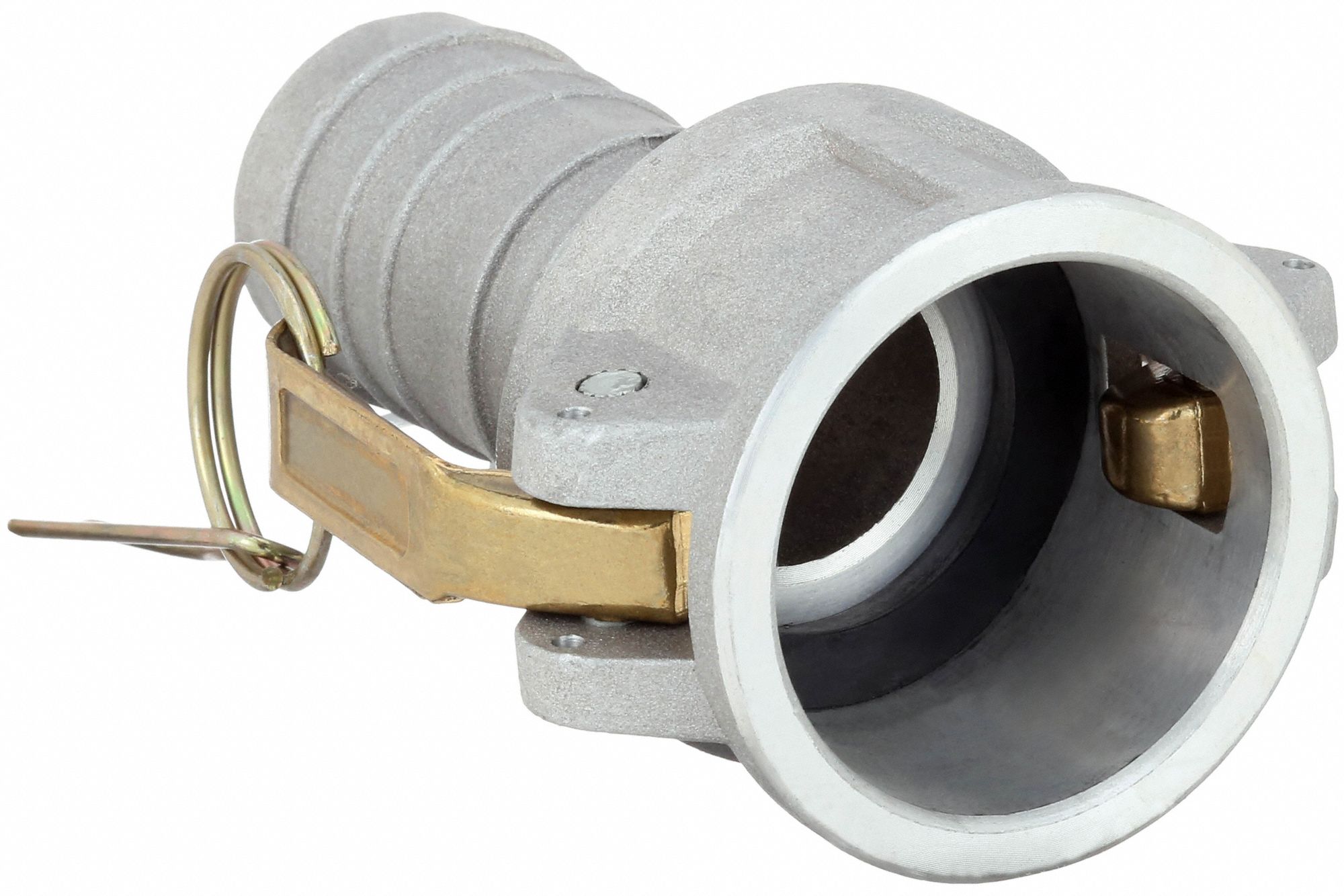 CAM & GROOVE COUPLING: 4 IN COUPLING, 4 IN HOSE FITTING, 6½ IN OVERALL LG, NITRILE