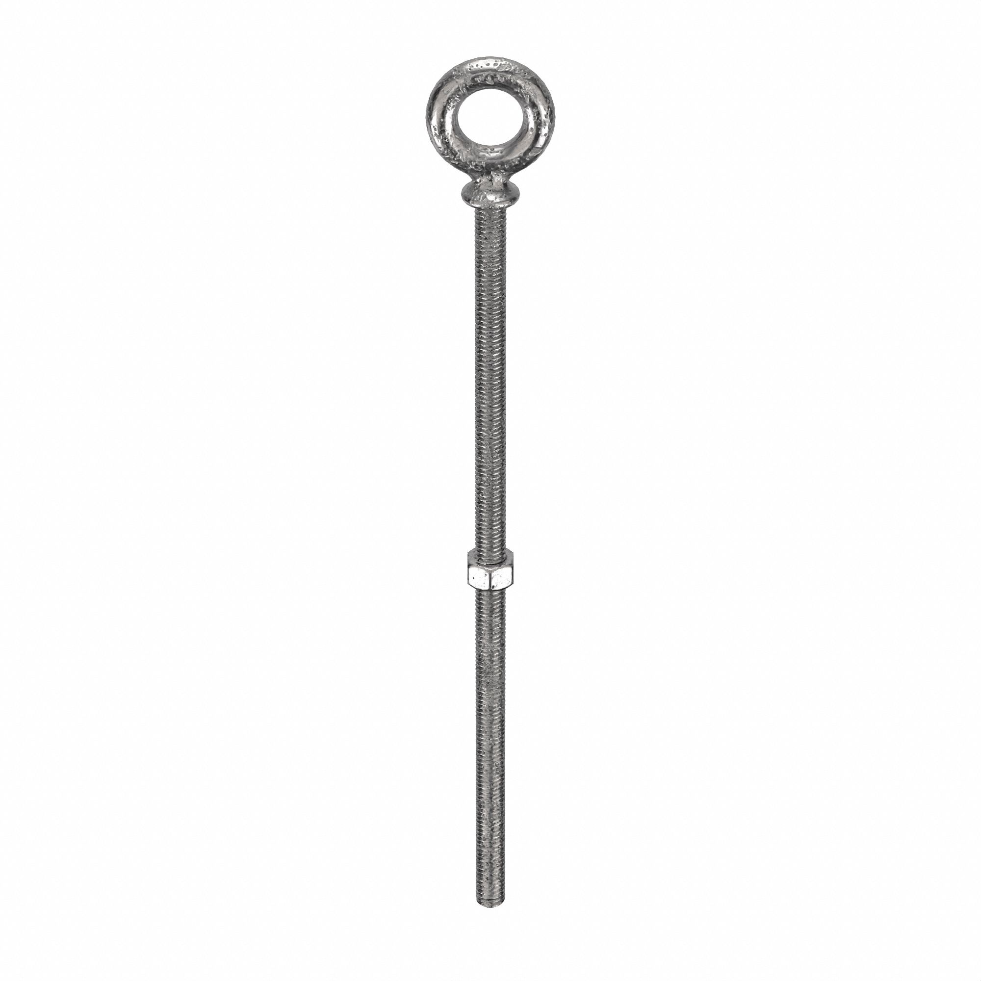 Machinery Eye Bolt: With Shoulder, 18-8, Stainless Steel, Plain, 1/2"-13 Thread Size, 4 in Thread Lg