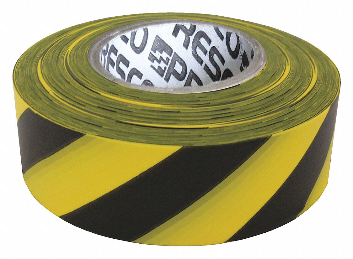 FLAGGING TAPE,VINYL,1 3/8 IN ROLL W