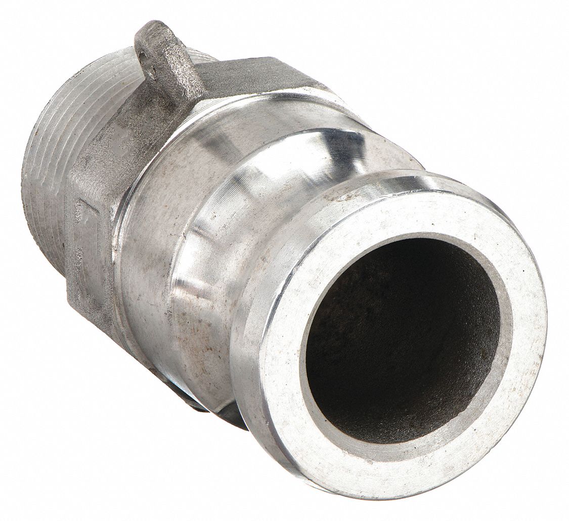 CAM & GROOVE ADAPTER: 3 IN COUPLING, 3 IN HOSE FITTING, 3 IN -8 THREAD, MNPT