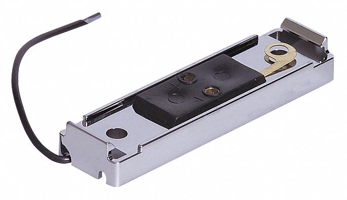 Chrome Base and Single Lead Wire L4.12In