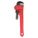 PIPE WRENCH, CAST IRON, 1 1/2 IN JAW CAPACITY, SERRATED, 10 IN OVERALL L, I-BEAM