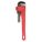 PIPE WRENCH, CAST IRON, 2 IN JAW CAPACITY, SERRATED, 12 IN OVERALL L, I-BEAM