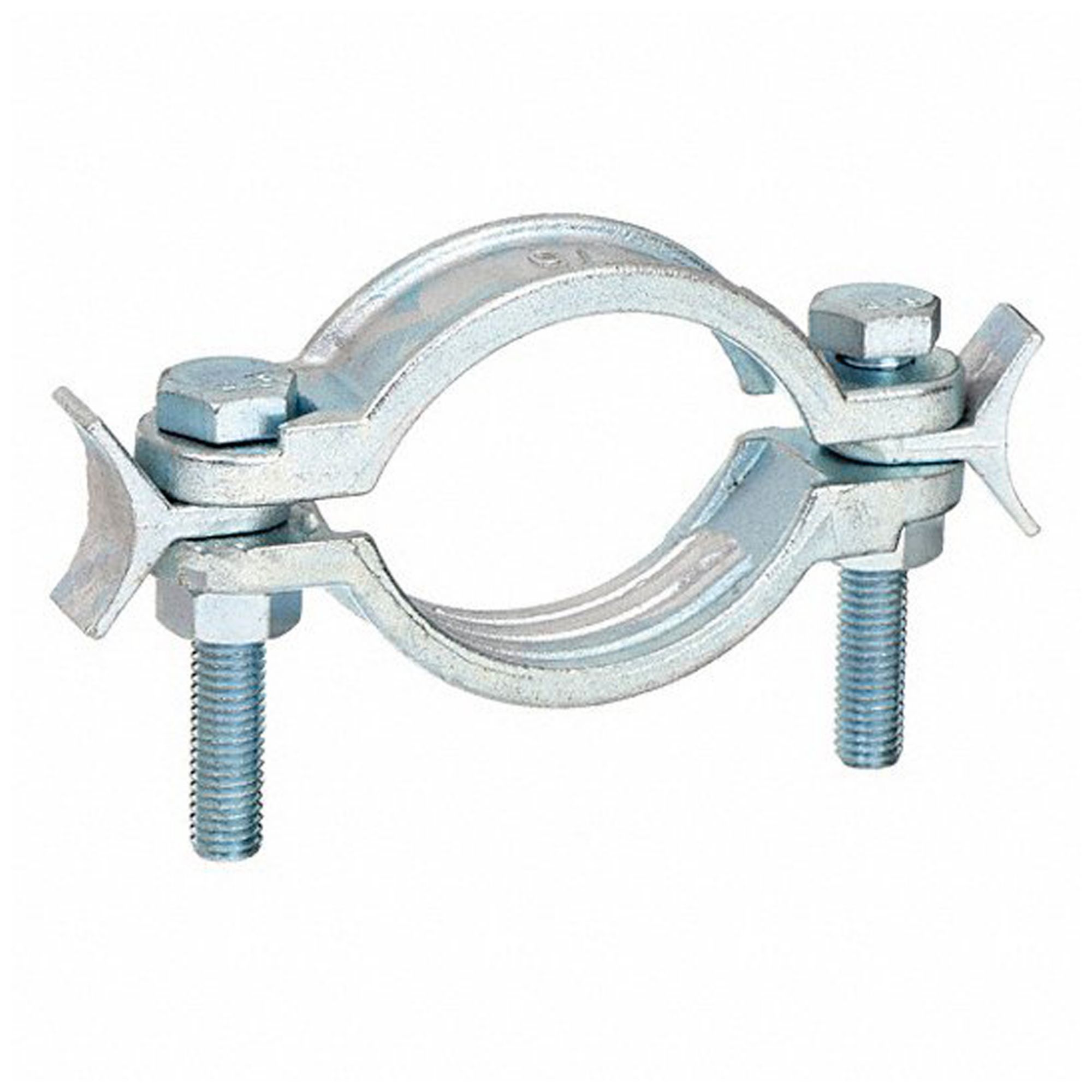 Grainger Approved Hose Clamp Carbon Steel 2 516 In Min Hose Outside Dia In 2 Bolt 