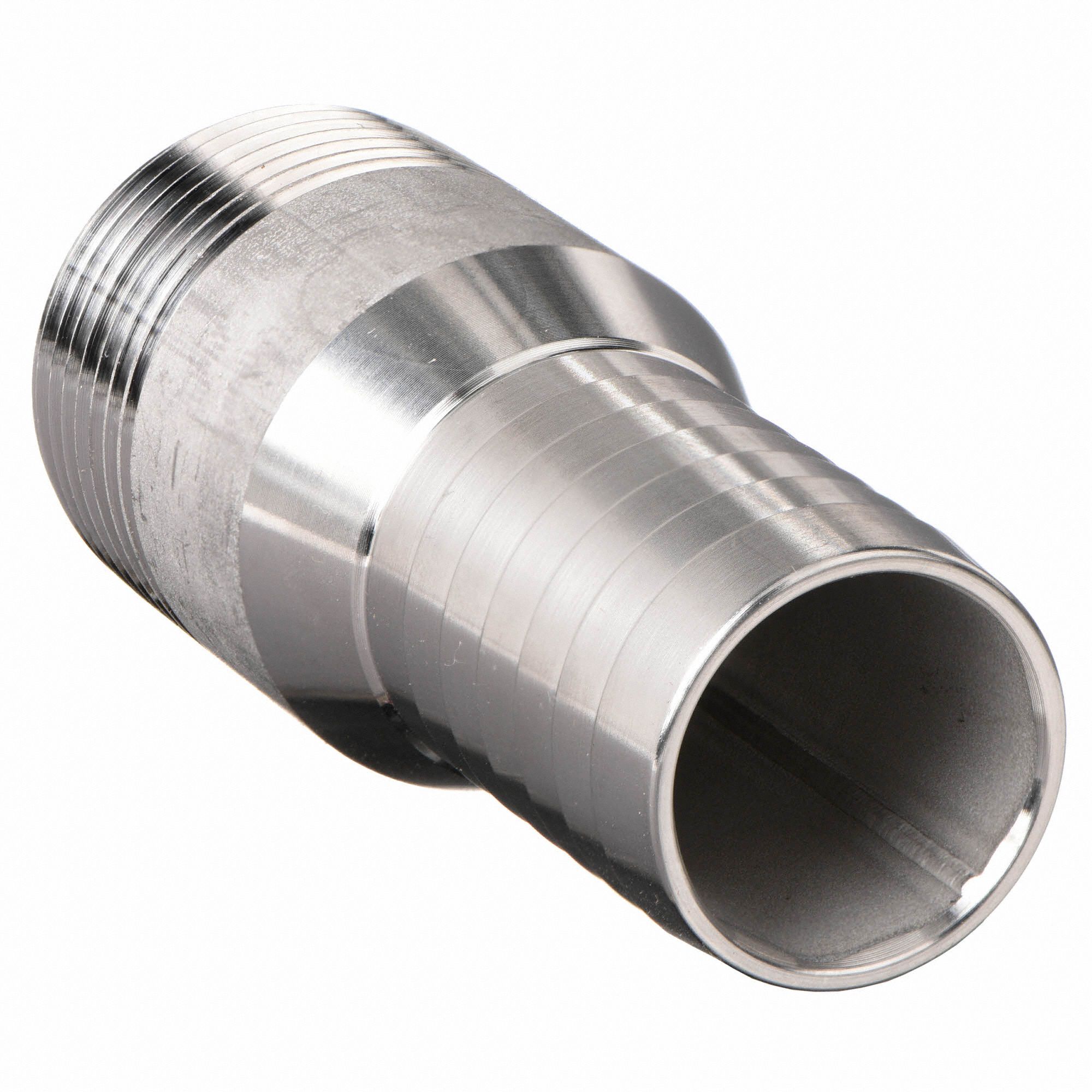 GRAINGER APPROVED Barbed Hose Fitting: For 1/2 In Hose I.D., 316 ...