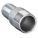 BARBED HOSE FITTING, FOR 1¼ IN HOSE ID, STEEL X STEEL, 1¼ X 1¼ IN FITTING, RIGID