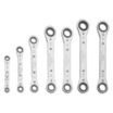 SAE, Double End, 12-Point, Ratcheting Box End Wrench Sets