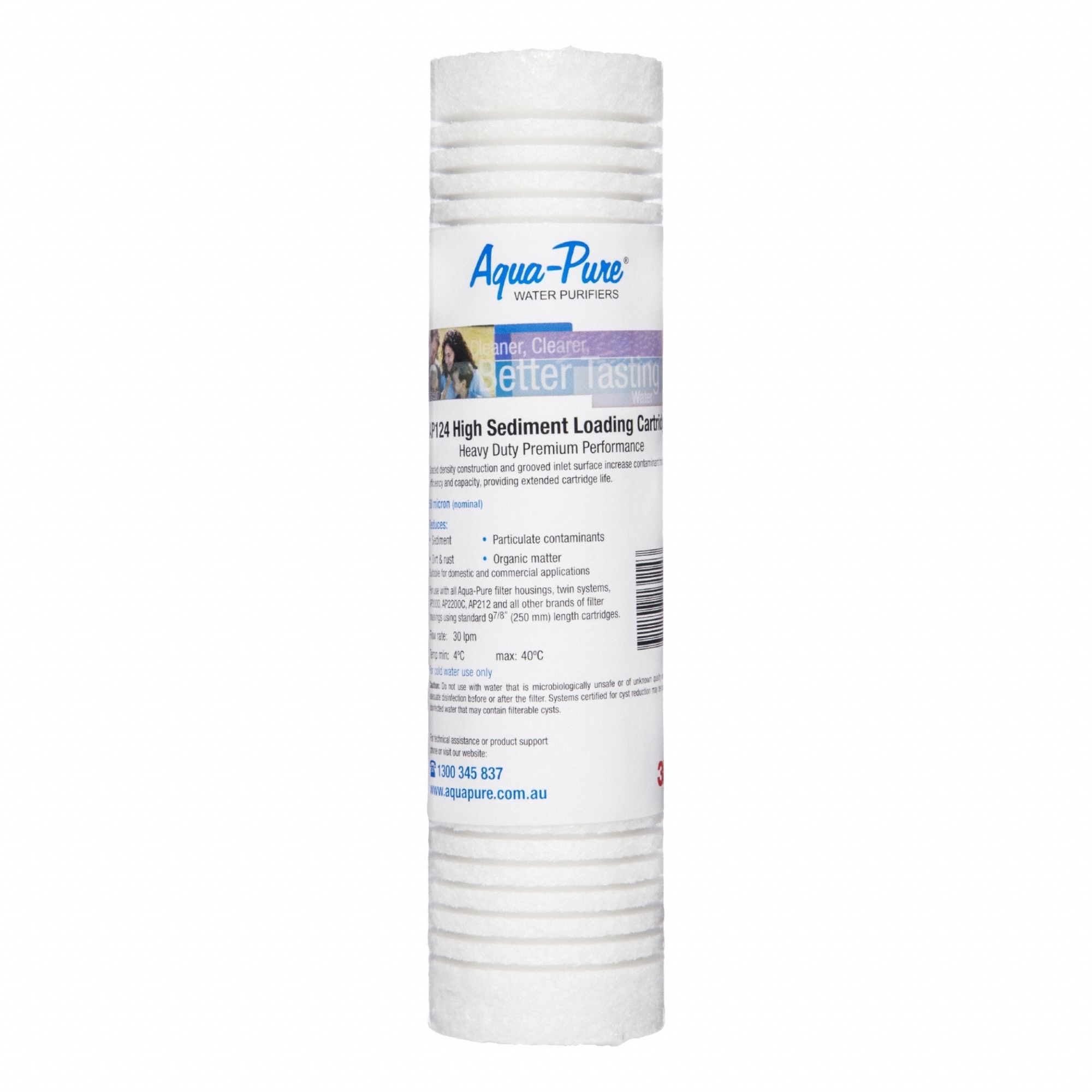 SOLVENTUM CORP DBA 3M HEALTHC Quick-Connect Water Filter: 1 micron, 0.5 gpm, 20 5/8 in Overall Ht (MPN P195BN-CL). Key specifications — Brand: SOLVENTUM CORP DBA 3M HEALTHC; Filter Media: Granular Activated Carbon.
