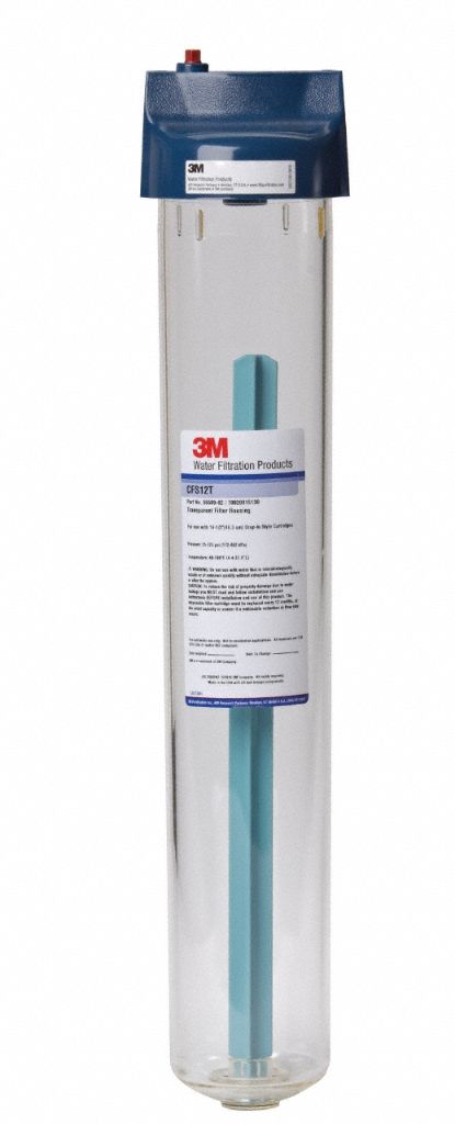 SOLVENTUM CORP DBA 3M HEALTHC Water Filtration System: 5 micron Micron Rating, 2 to 50 microns (MPN CFS12T). Key specifications — Reduces: Chlorine Taste.