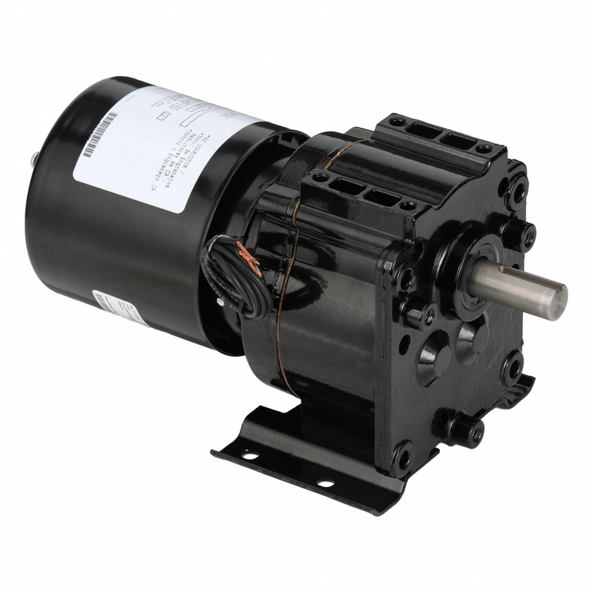 AC Gearmotor: Parallel, Single Output Shaft, Shaded Pole, TEFC, 4.1 RPM, 200 in-lb Max Torque