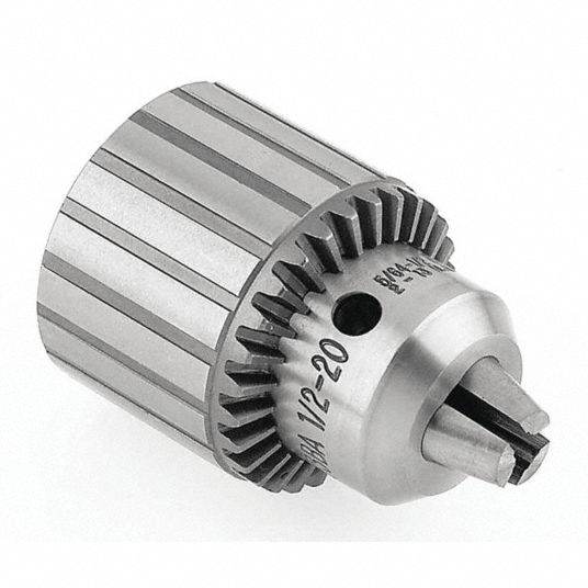 JACOBS Drill Chuck, Threaded, Mounting Size 1/2"20, Max. Drill