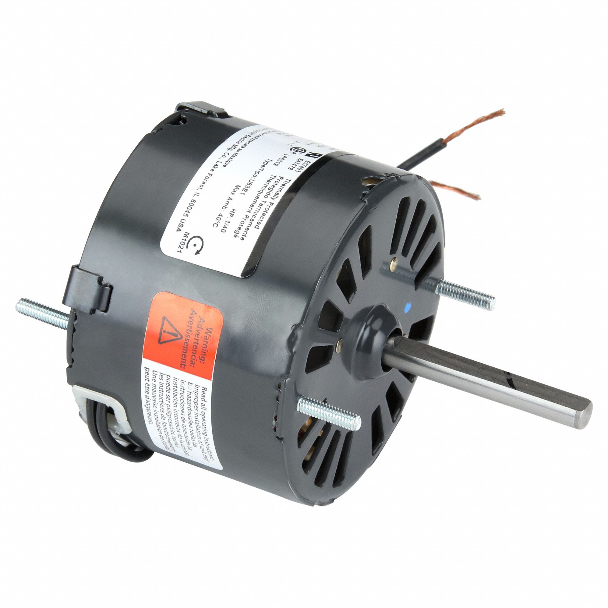 DAYTON, Open Air-Over, 1/40 HP, HVAC Motor - 3M543|71633736M DAYTON, Open Air-Over, 1/40 HP, HVAC Motor - 3M543|71633736M