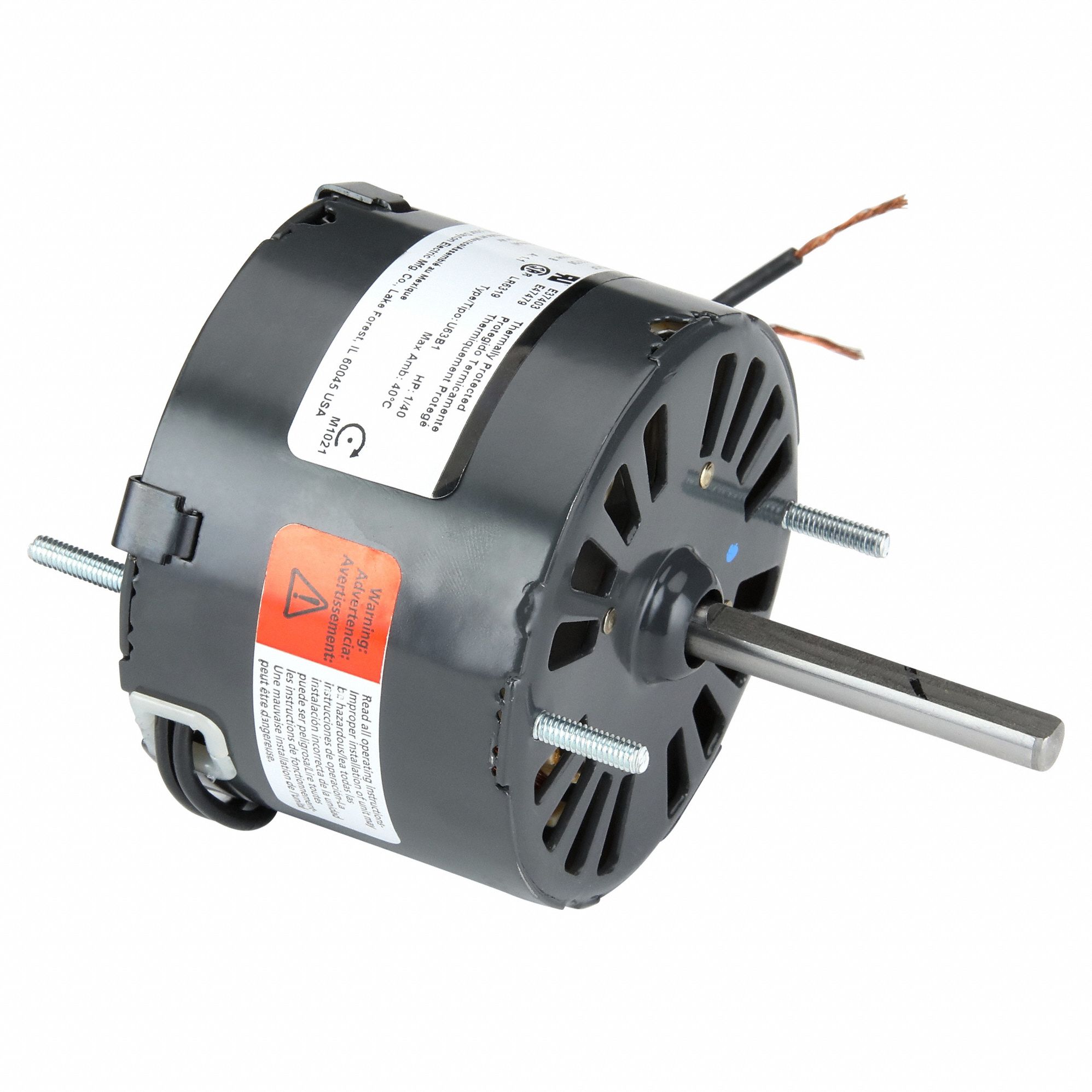 HVAC MOTOR,1.1A,STUD,SLEEVE,AUTO,2