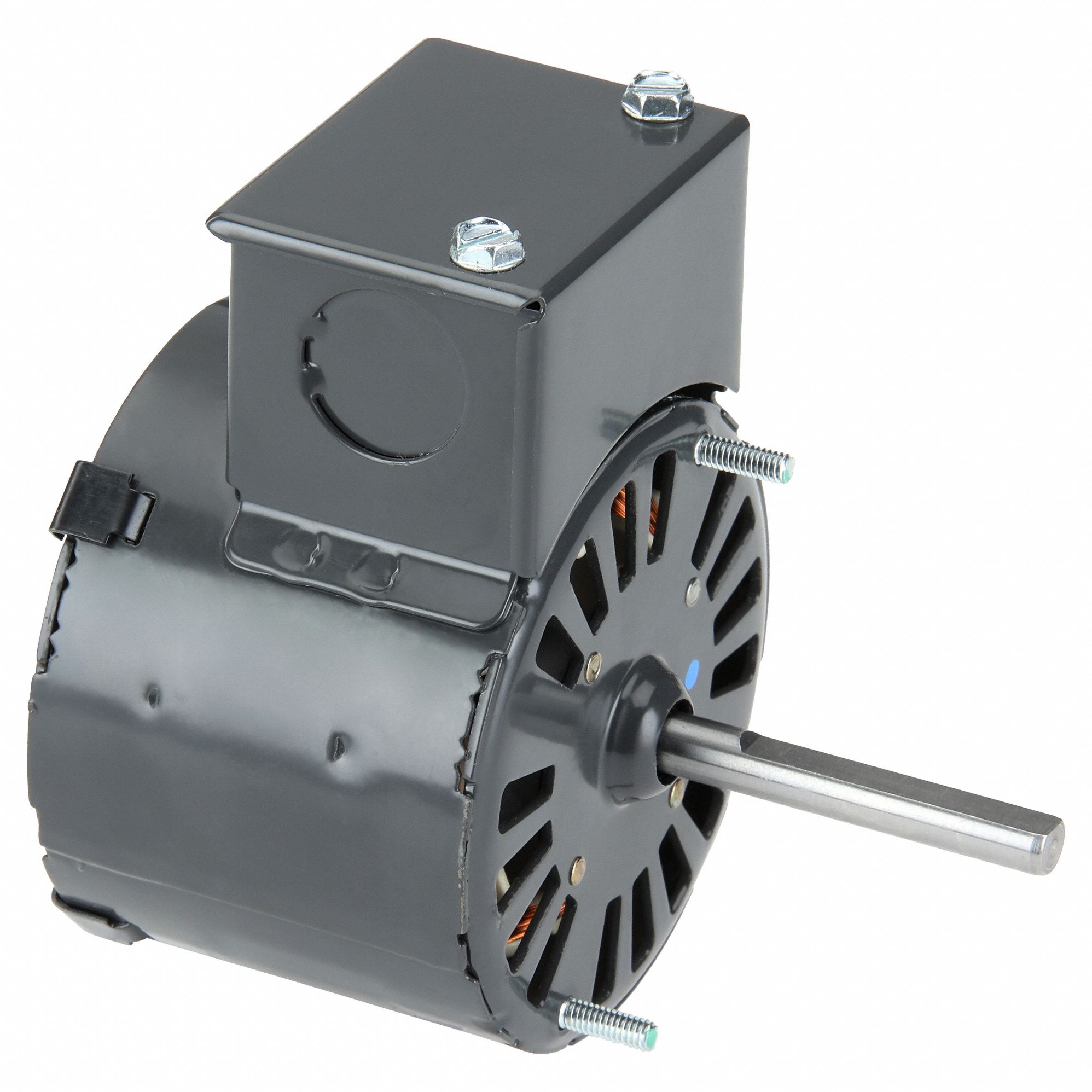 HVAC Motor: Stud, Shaded Pole, Single Phase, 1/50 hp, 1, 550 RPM, 3.3 Frame Size, 230V AC, B