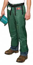 3MAG6 - Chain Saw Chaps Green Nylon