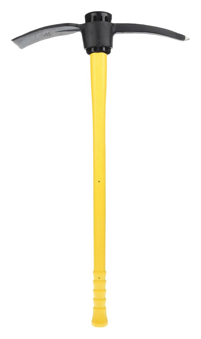 PICK MATTOCK, STEEL HEAD, 9½ IN ADZE L, 3½ IN ADZE W, FIBREGLASS HANDLE, 6894151