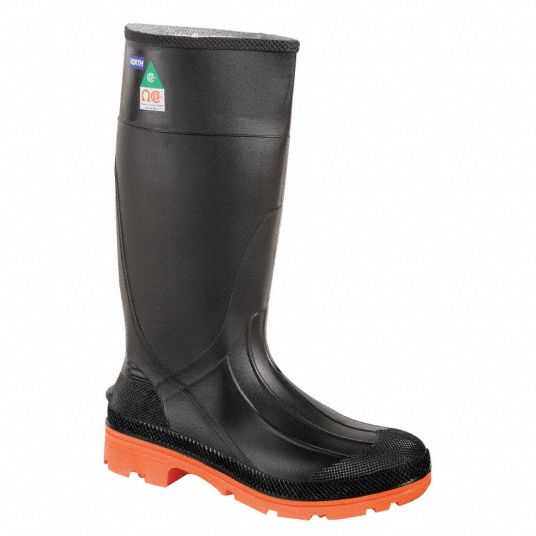 hun gewelddadig Verpletteren Rigid Steel, PVC/Steel, Rubber Boot - 3MDT4|75145C/9 - Grainger