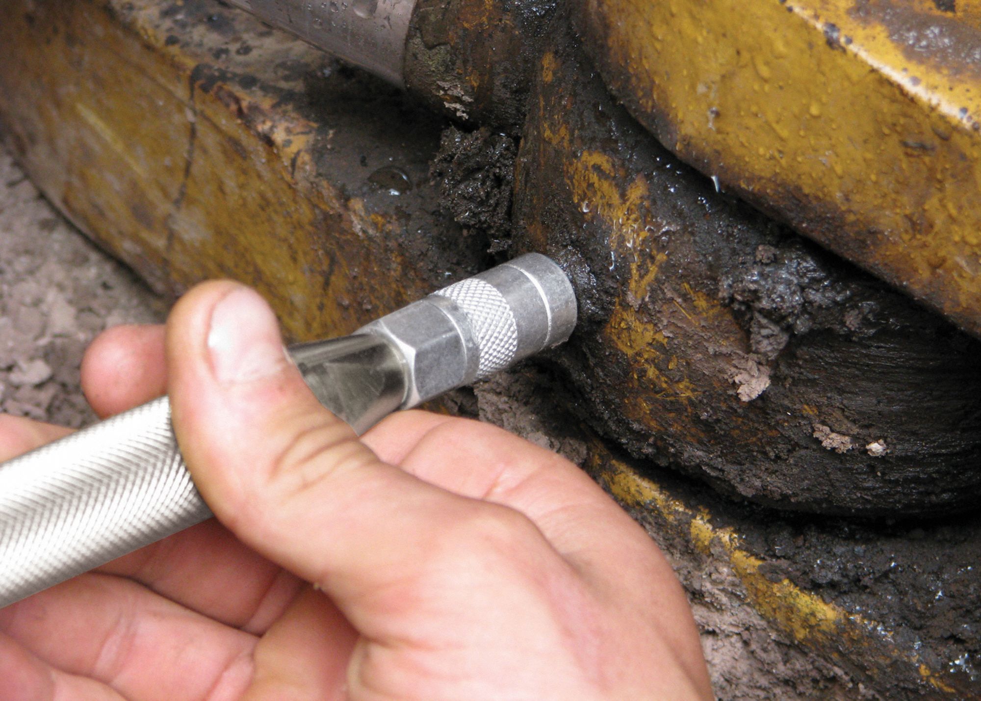 IPA Grease Joint Cleaner 8 in Lg, 3 in Wd, Silver 3MHA53MHA5 Grainger