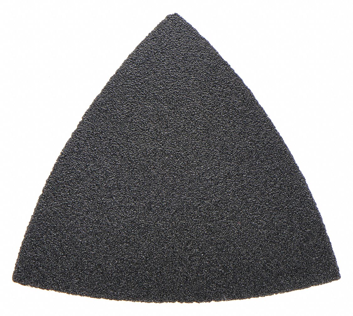 Oscillating Tool Sanding Sheet Set: 80 mm Wd, 120 Grit, Sanding Sheet Set, Aluminum Oxide, 5 PK