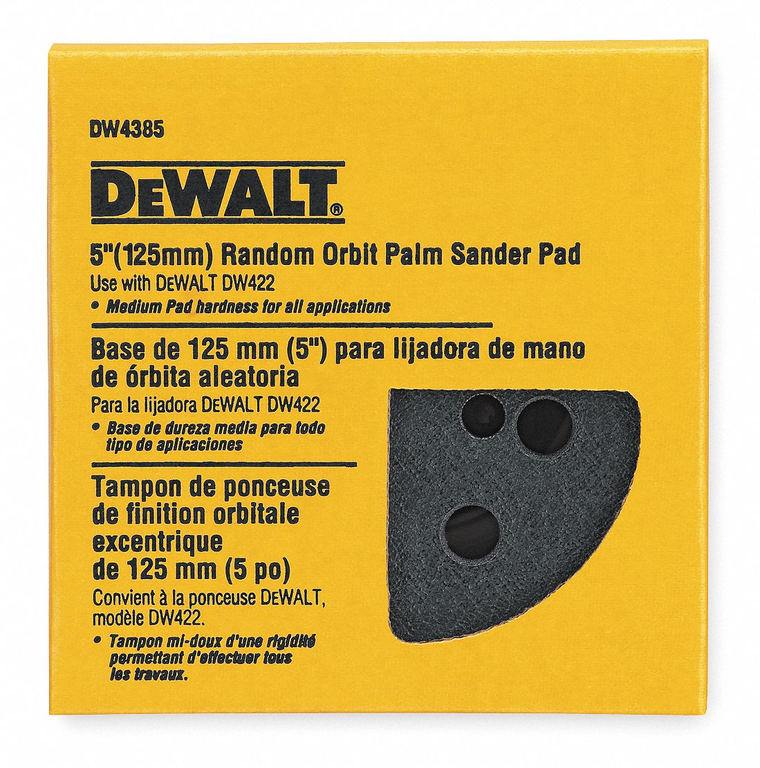 DEWALT Disc Backup Pad 3MJ38 DW4388 Grainger