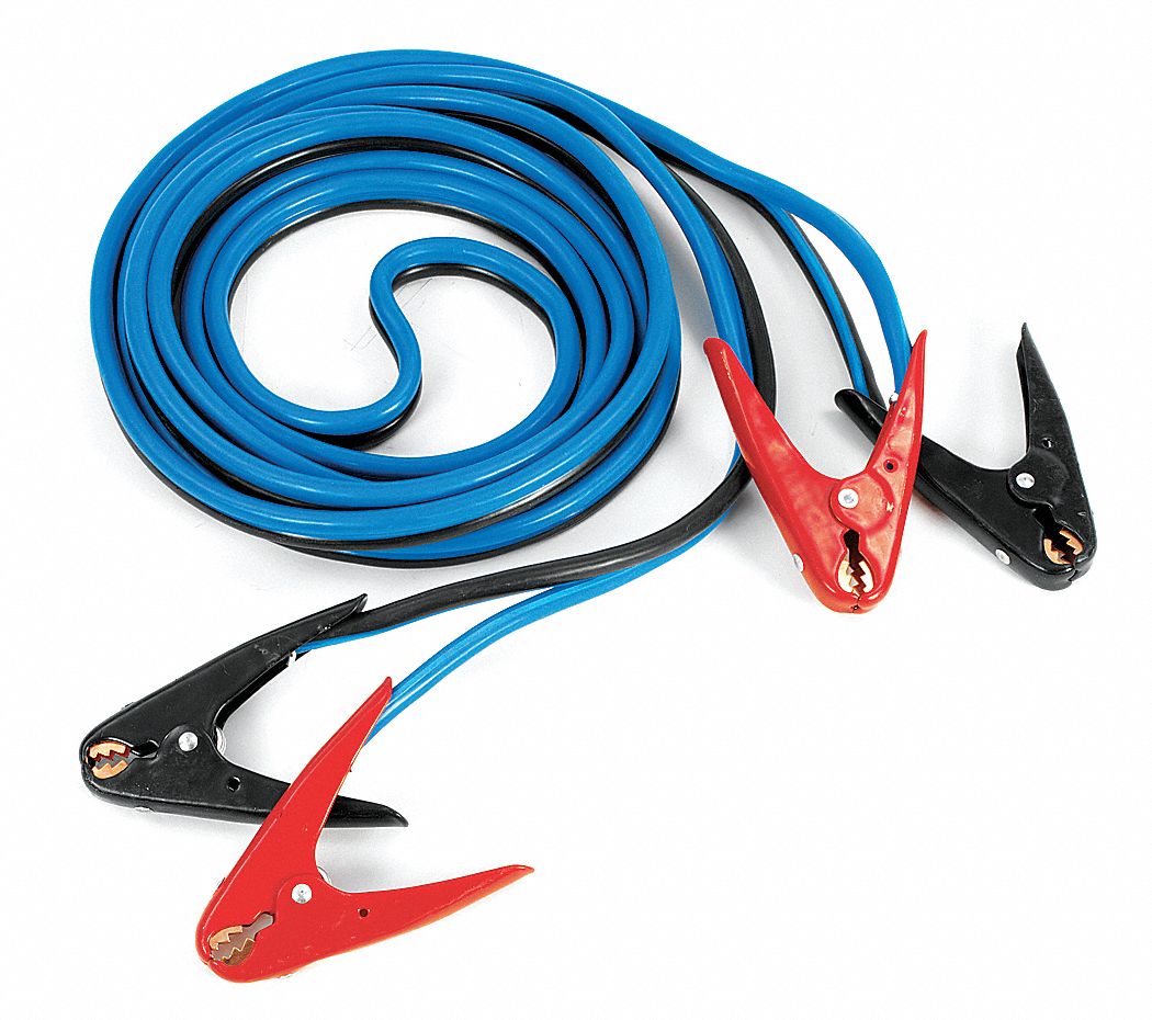 BOOSTER CABLE,20FT,500 AMPS,PARROT JAW