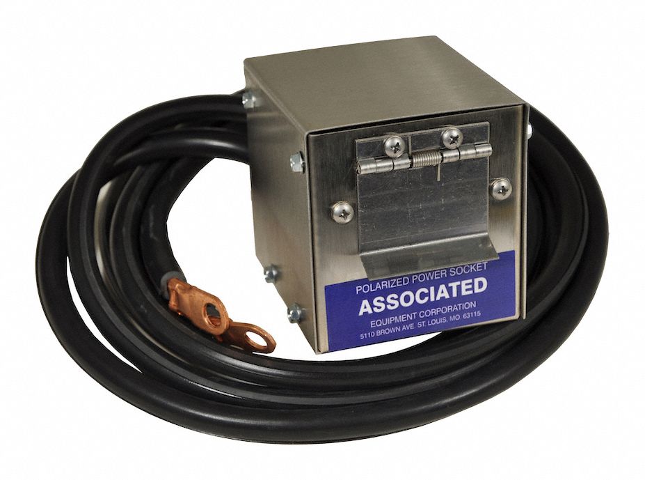 Polarized Socket Box: Plug-In, 20 ga, 5 ft Cable Lg